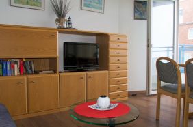 Wohnzimmer mit TV